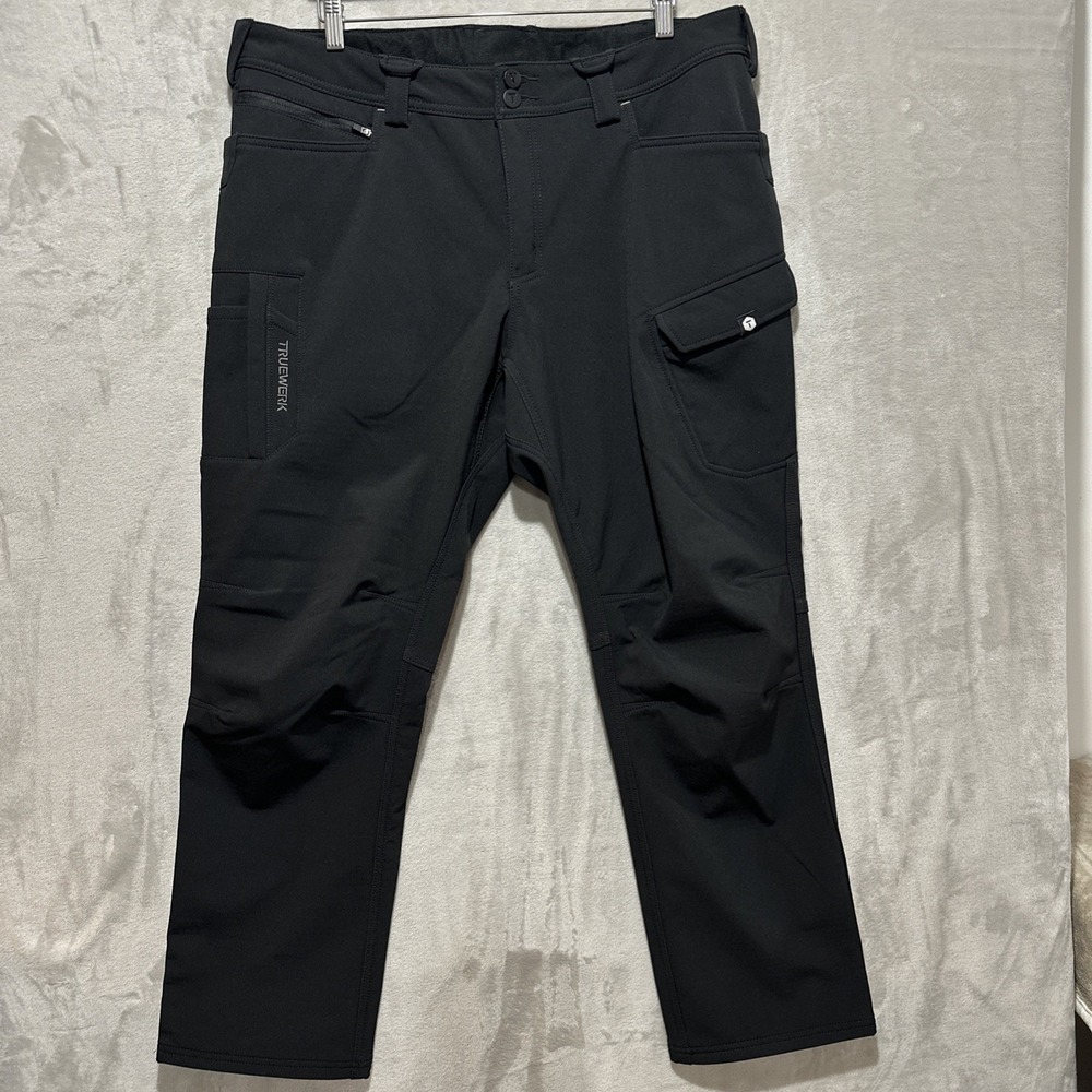 TRUEWERK T3 Men's Insulated Work Pants Size 38x30 WerkPant Fleece 4 Way Stretch‎